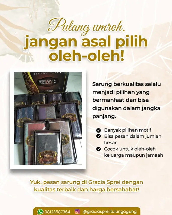 <p>Oleh-oleh terbaik adalah yang tetap bermanfaat 